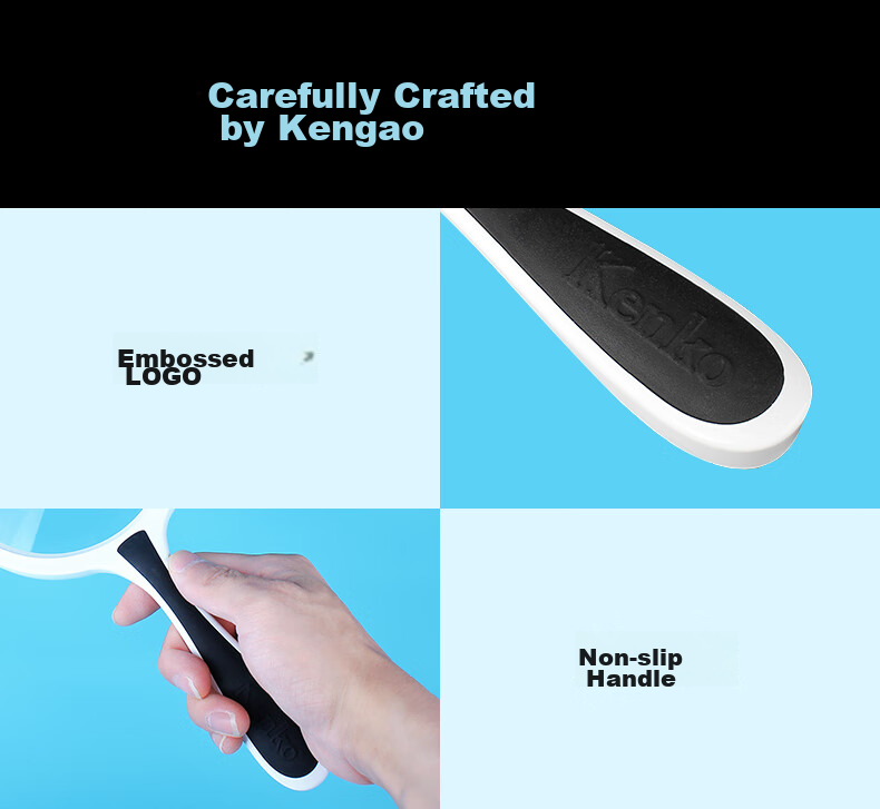 KENKO Japanese Handheld Reading Magnifier (With Auxiliary Magnifier), 60mm, PKC-022 15