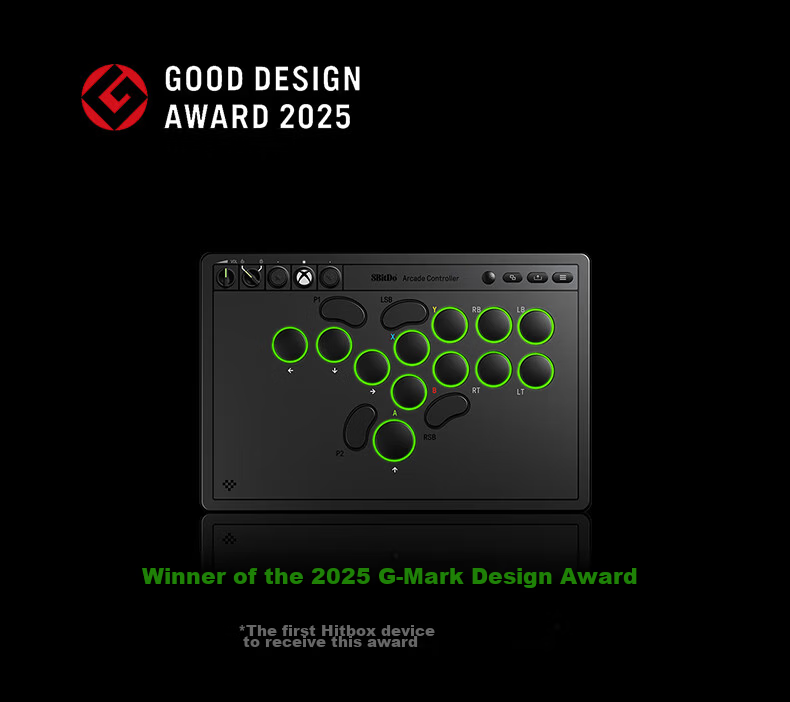 8BitDo Tianren Star Arcade Controller Microsoft Xbox Hitbox Street Fighter 6-Button Fighting Keyboard XSX Gamepad PC Steam Tekken 8 Fatal Fury 97 Street Fighter 2