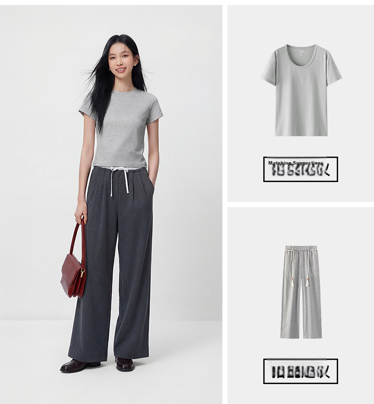 Semir Cooling Short Sleeve T-Shirt Women Summer Slim Fit Regular Shoulder Crew Neck Top 2026 Pullover 109326100004 19