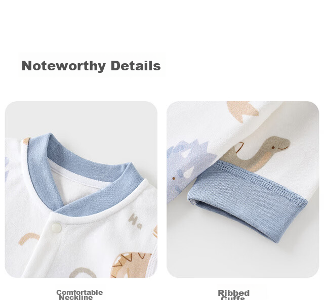 Tongtai Baby Romper Spring and Autumn Pure Cotton Newborn Clothes Baby Casual Outing Jumpsuit Crawling Suit Yellow 90cm 13