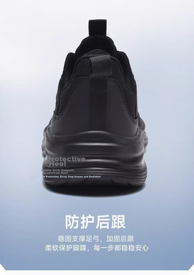 LOTTO Men's Running Shoes Autumn Leather Water-Repellent Casual Jogging Sports Shoes Float Rock Gray Size 41 7