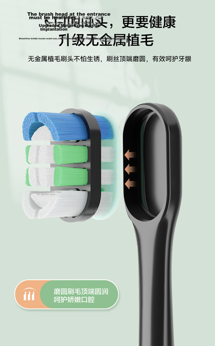 Hongmeng Smart Choice Libode Electric Toothbrush Sonic Toothbrush Youyang 2 Long Battery Life Adult Student Model Birthday Gift for Boyfriend Girlfriend Starry Night Black Compatible with Huawei Smart 10
