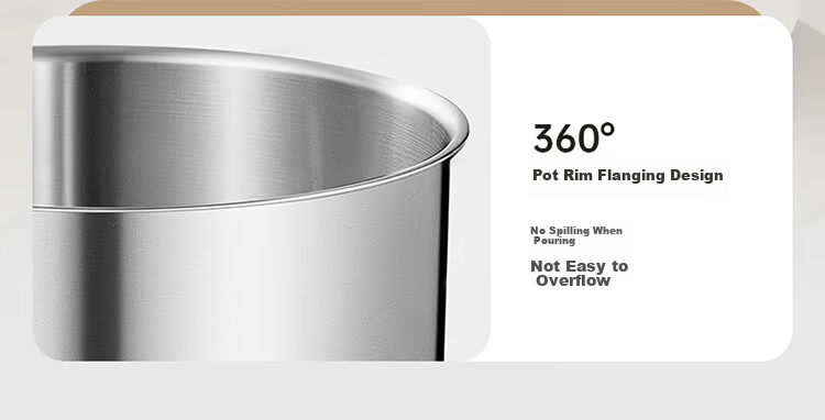 COOKER KING 304 Stainless Steel Milk Pot + Steamer, Baby Food Pot, Soup Pot, Infant Milk Cooking Pot, Noodle Pot, 18cm 9