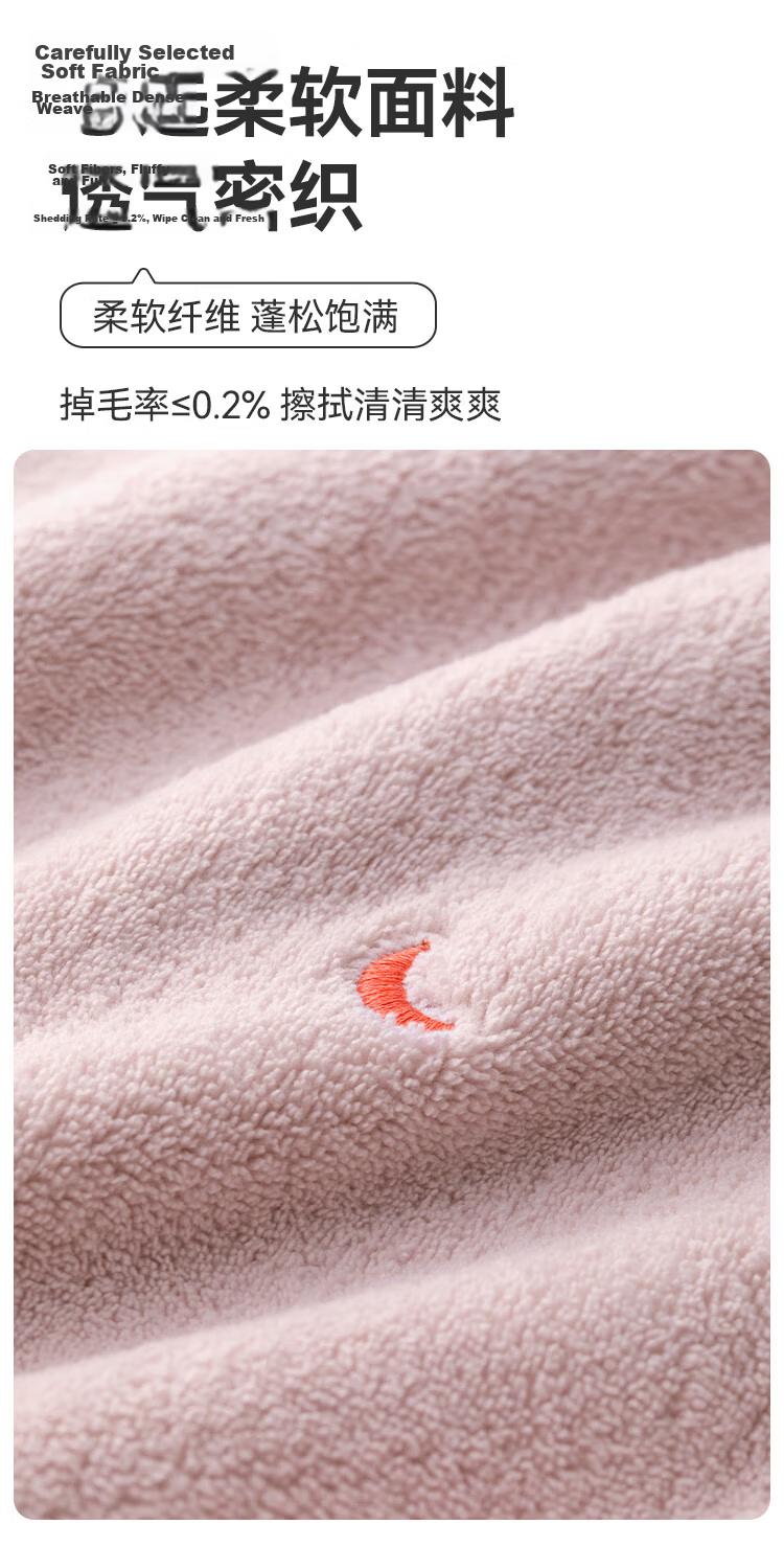 Sanli 7A Antibacterial Bubble Drying Cap for Women, Thickened, Highly Absorbent, Quick-Drying, Hair-Covering 8