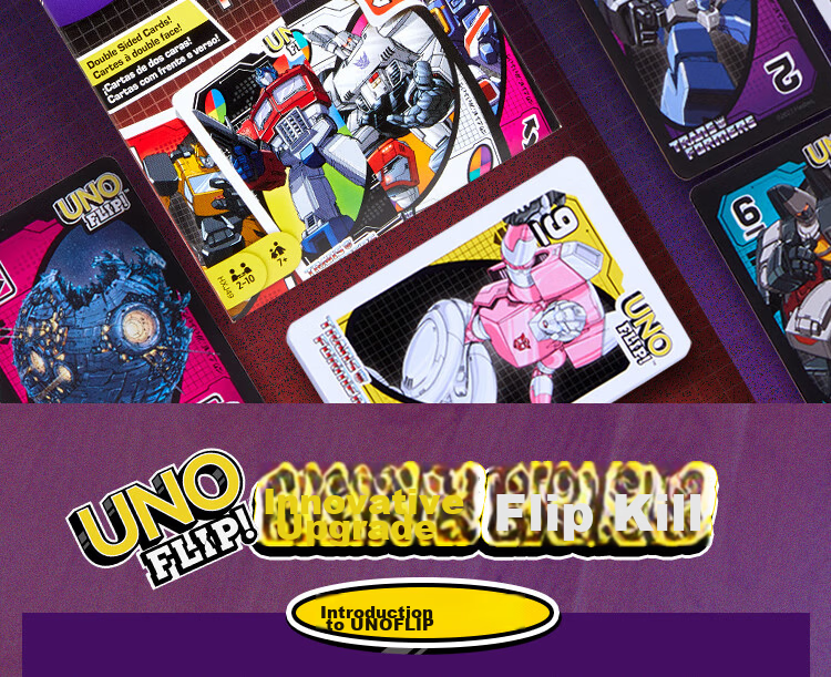 UNO Mattel Official UNO Birthday Gift Flip Double-Sided Multiplayer Party Board Game GDR44 4