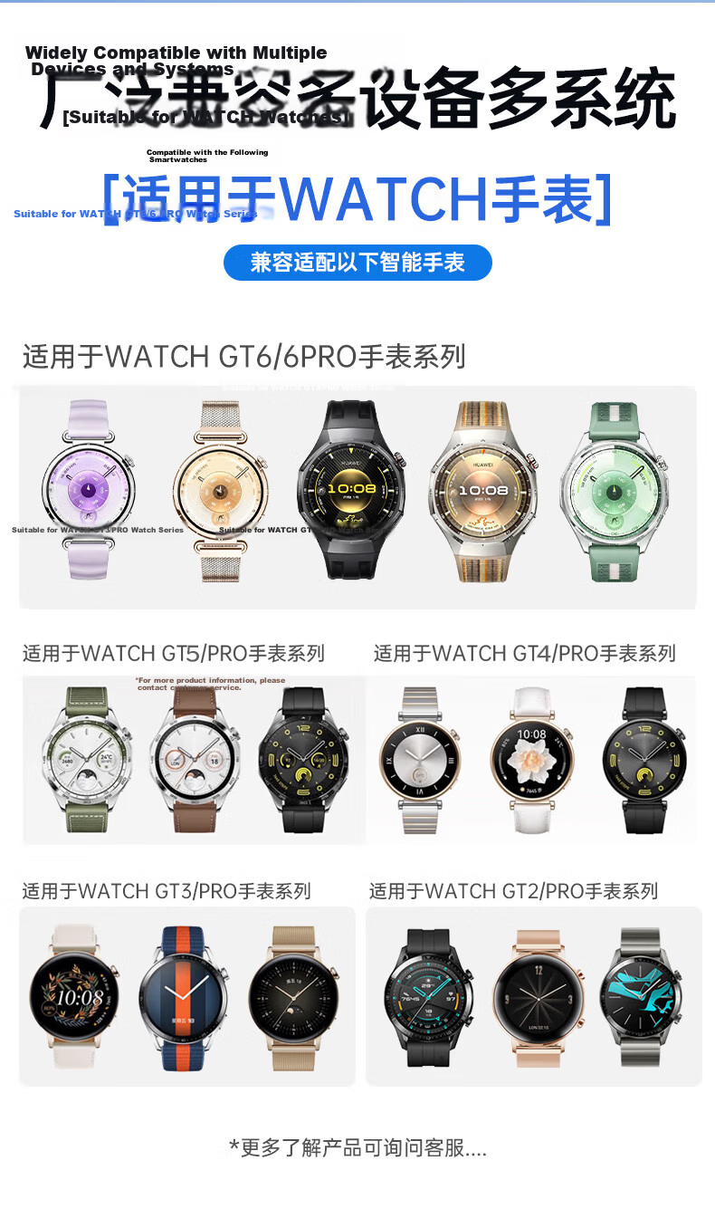 Kewo USB Fast Charger Magnetic Charging Cable Compatible with Huawei Watch GT6/5/4/3 Pro, Watch 5/4/3/2, D2, FIT5/4 Universal Charging Dock 11