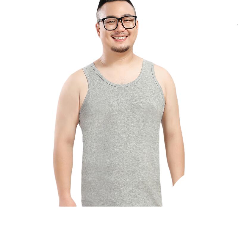 Hengyuanxiang [100% Pure Cotton] Men's Tank Top, Autumn Season, Middle-Aged And Elderly, Plus Size, Loose Fit, Antibacterial, Sweat-Absorbing, Sports Undershirt for Me