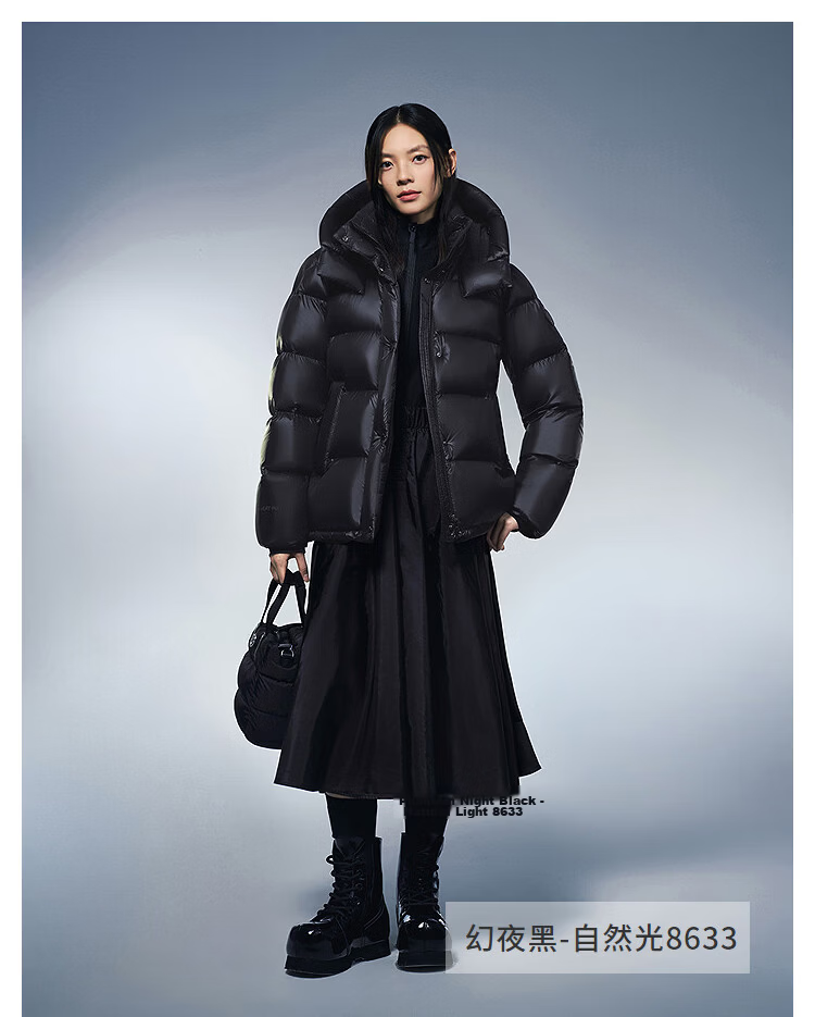 BOSIDENG Off-Season Women's Goose Down Puffer Jacket Thickened Fashionable Versatile Winter Coat Mall Hot Sale Same Style 29