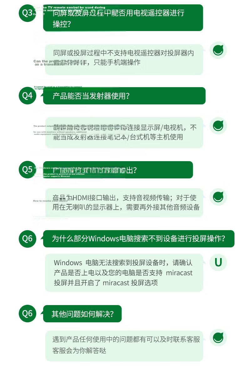 UGREEN Wireless Screen Mirroring Device for Smartphones, 4K HD Video Synchronizer, HDMI Transmitter And Receiver, Compatible with Apple, Huawei, Xiaomi Phones, Computers, TVs, Monitors, And Projectors 45169 33