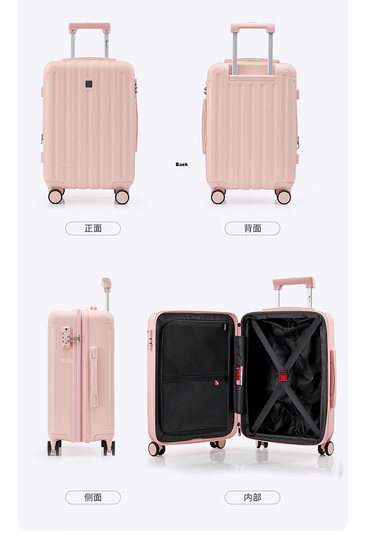 OIWAS 24-inch Large Capacity Travel Luggage High-Value Trolley Case Women Men Business Trip Suitcase with Password Lock 25