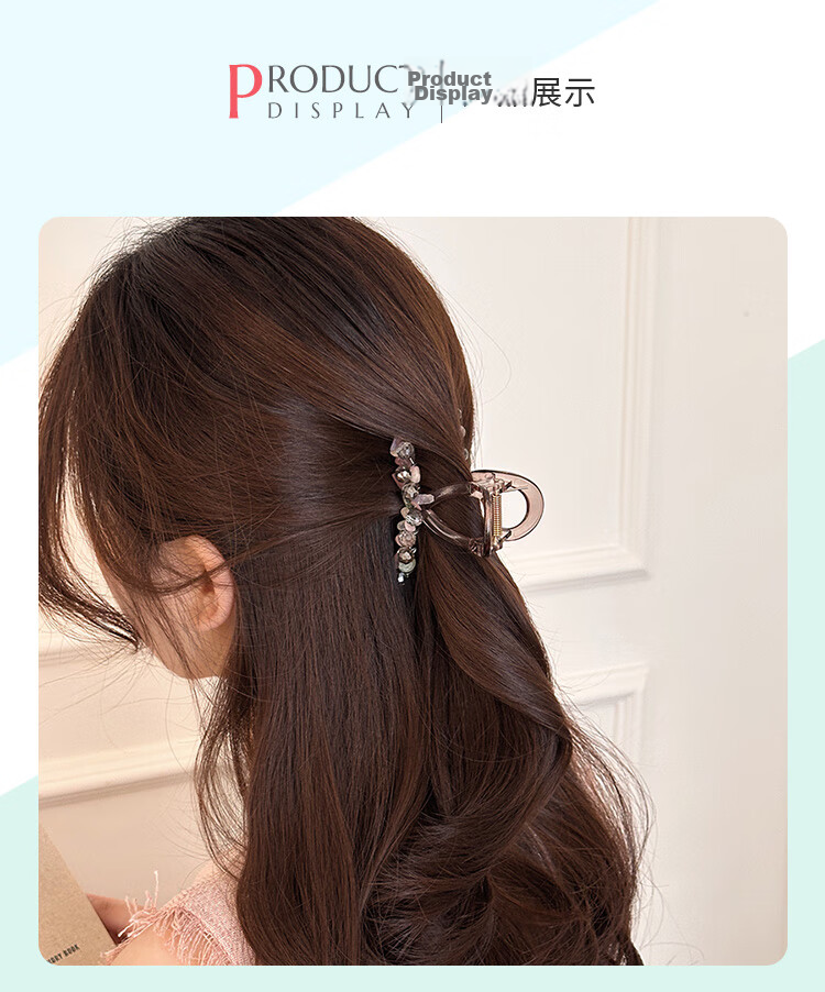 CHIMERA Hair Claw Clip for Thin Hair Half Up Hairstyle Shark Jaw Clip Hair Accessories for Women Birthday Gift 4