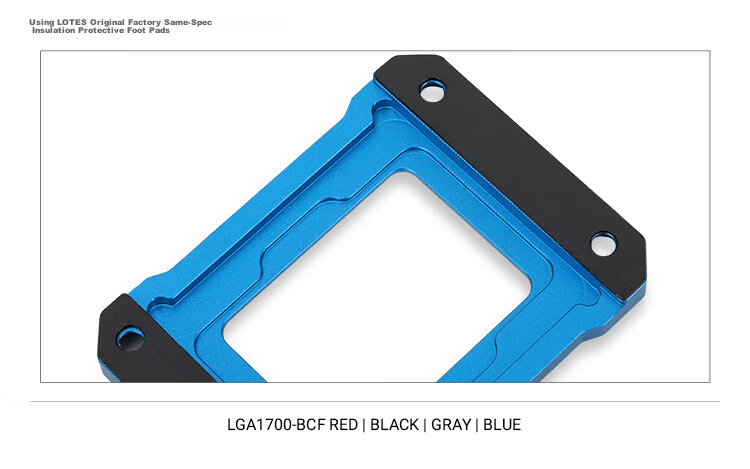 Thermalright LGA17XX-BCF BLUE Intel 12th 13th Gen CPU Bending Correction Anti-Bend Bracket Full Aluminum Alloy with TF7 2G Cooling Accessory 8