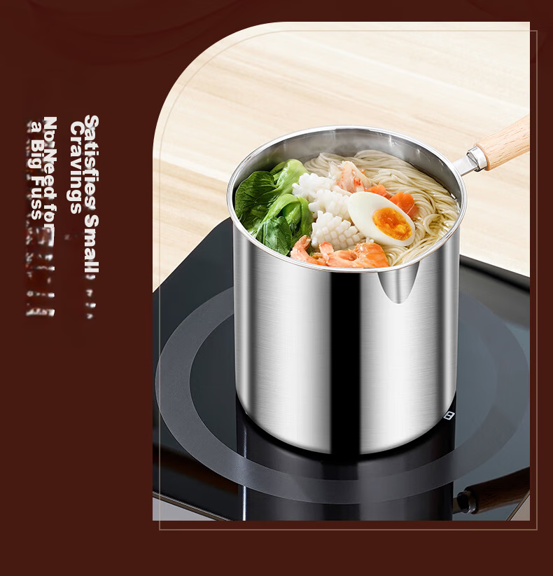 KEGOO 304 Stainless Steel Deep Fryer Home Small Fryer with Oil Filter Net for Skewers Tempura and Fried Eggs KG544 20
