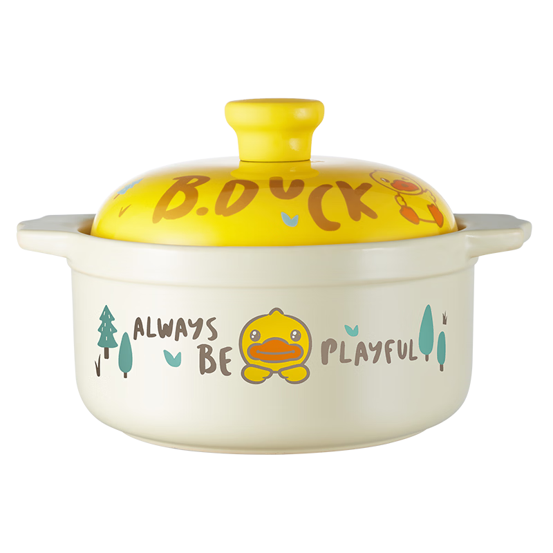 COOKER KING Ceramic Casserole 2.5L Clay Pot Soup Stew Porridge Rice Cooker Gas Stove Compatible
