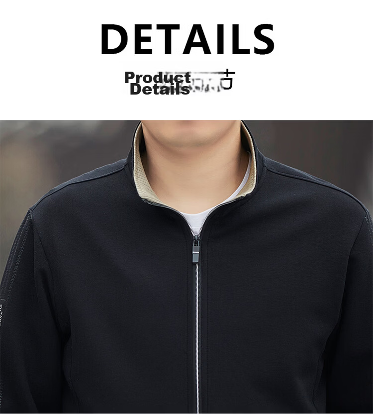 ROMON Men's Jacket Cardigan Sweatshirt Casual Sports Loose Fit Jacket Navy Blue 6XL Model 7508 Spring Autumn 22