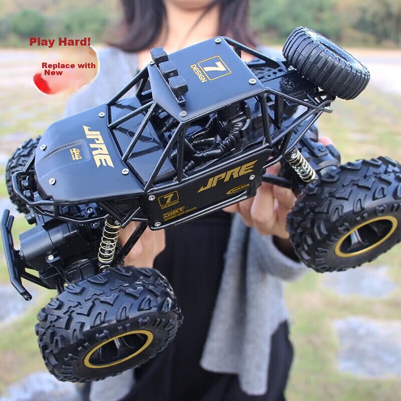 4DRC Alloy RC Remote Control Off-Road Electric Racing Car Toy for Boys Ages 1-3-6-8-10 Birthday Gift