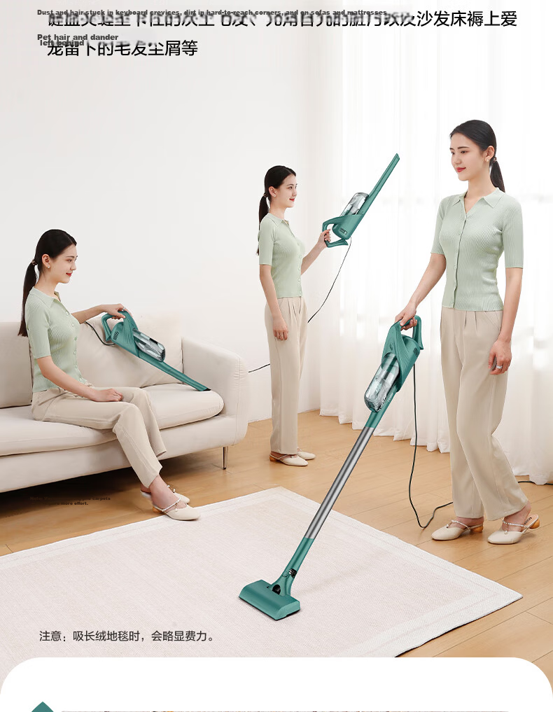 Haier Vacuum Cleaner, Cordless Lightweight Handheld And Stick Vacuum for Home And Car Use, Multi-Functional High-Power Strong Suction All-In Dusting Machine SQ2, Ideal Gift Choice 18