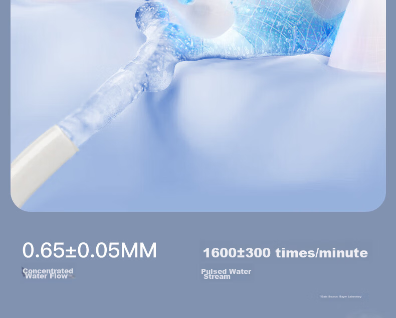 Bayer Professional Oral Irrigator Home Handheld Portable Water Flosser Teeth Cleaner Dental Floss Device Orthodontic Cleaning Tool M3Plus White 7
