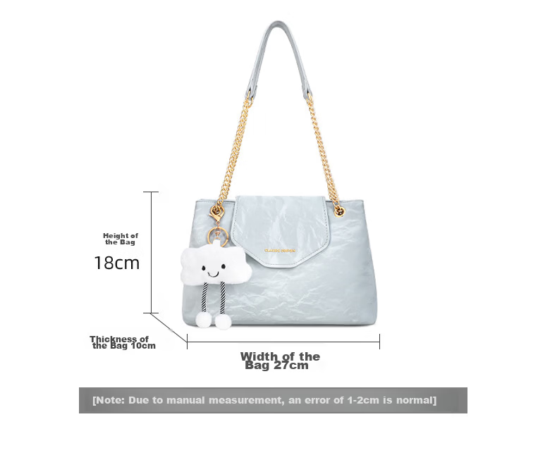 Love Sea Cowhide Leather Women's Shoulder Tote Bag Large Capacity Luxury Brand Birthday Gift Premium Feel for Girlfriend Wife 10