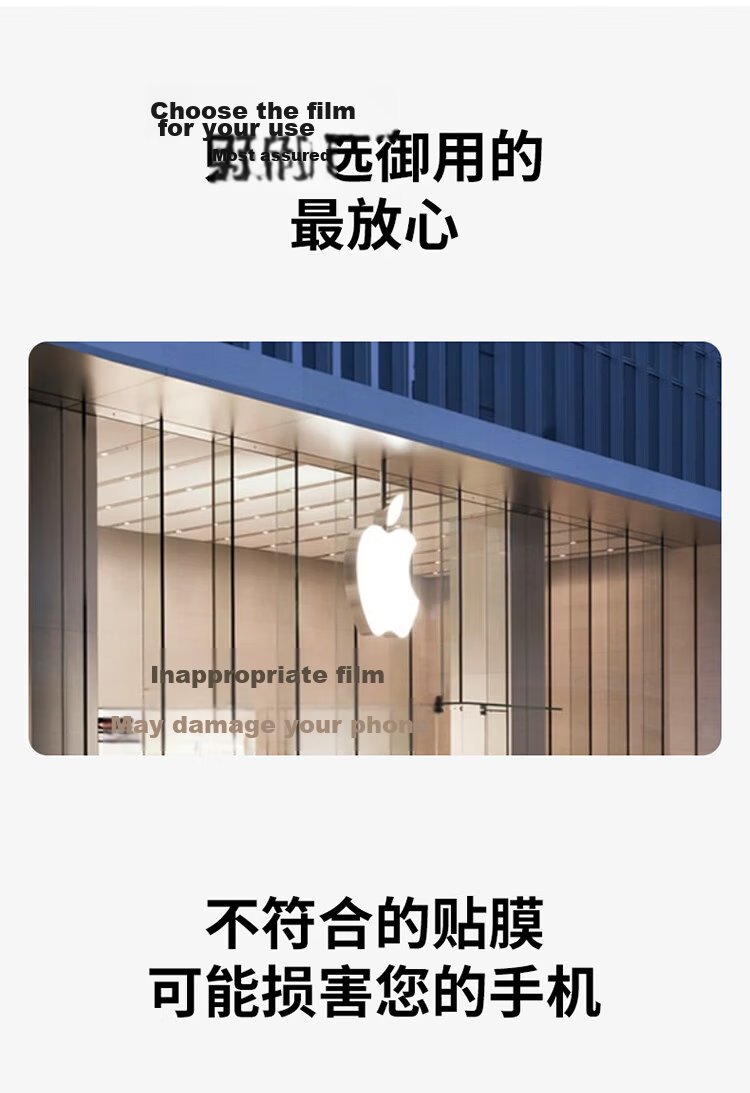 BELKIN Apple 16Plus Tempered Glass Screen Protector iPhone 16Plus/15Plus Compatible with Apple 14 Pro Max Phone Film Asahi Antibacterial Material OVA136 3
