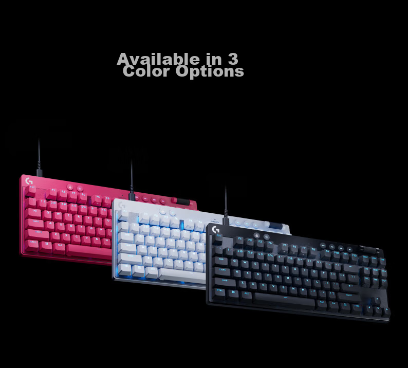 G PRO X TKL RAPID/GPW RT Quick Silver Magnetic Switch Gaming Keyboard, 87 Keys, FPS/Valorant/Triangulum, RT Quick Trigger, Gaming Keyboard (Pink) 13