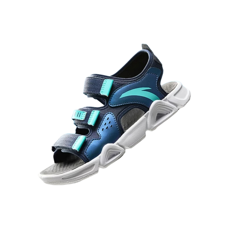 Anta Kids Sports Sandals Boys Big Kids Summer Breathable Velcro Open Toe Beach Shoes A12326962J