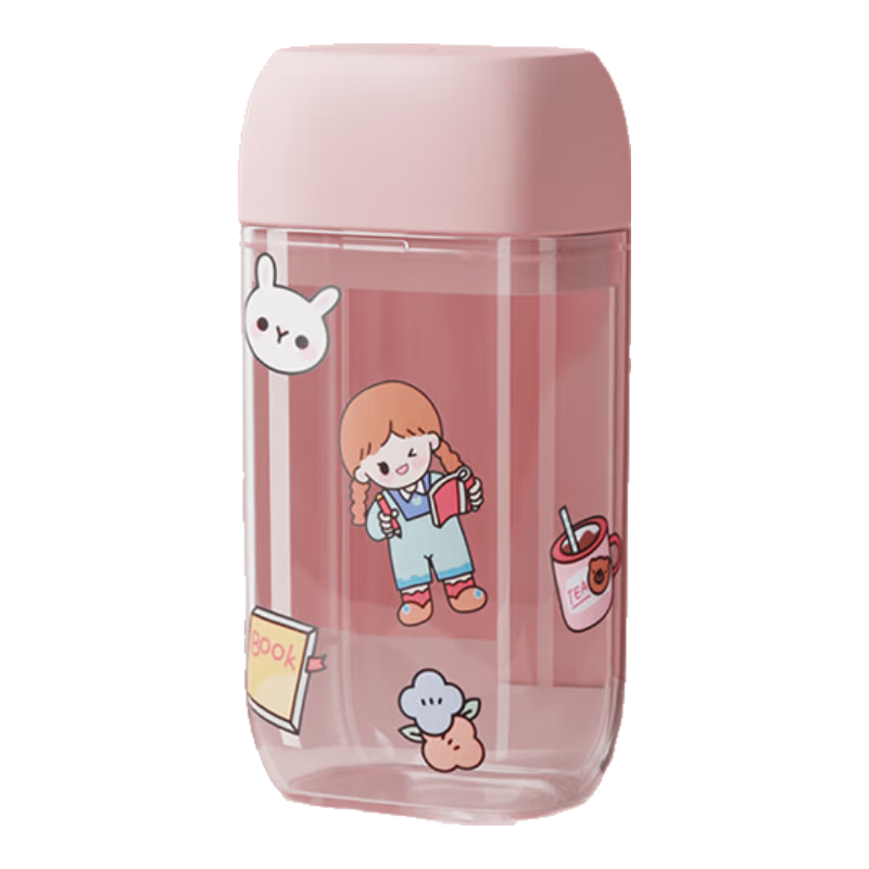 Etravel Mini Travel Toothbrush Cup Set Mouthwash Cup Toothbrush Holder Storage Box Bell Pink
