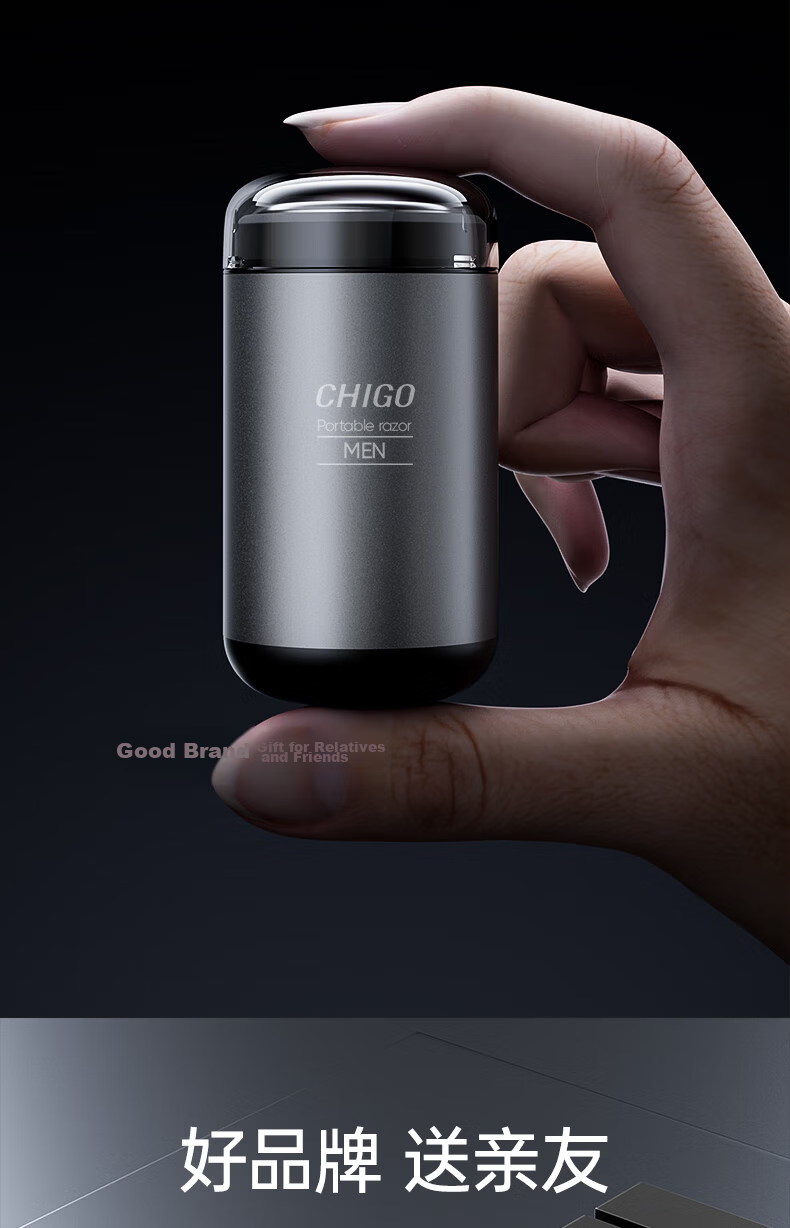 CHIGO Electric Shaver Men's Portable Mini Travel Car Washable Razor HS26 Gift for Husband Boyfriend Graduation Present 17