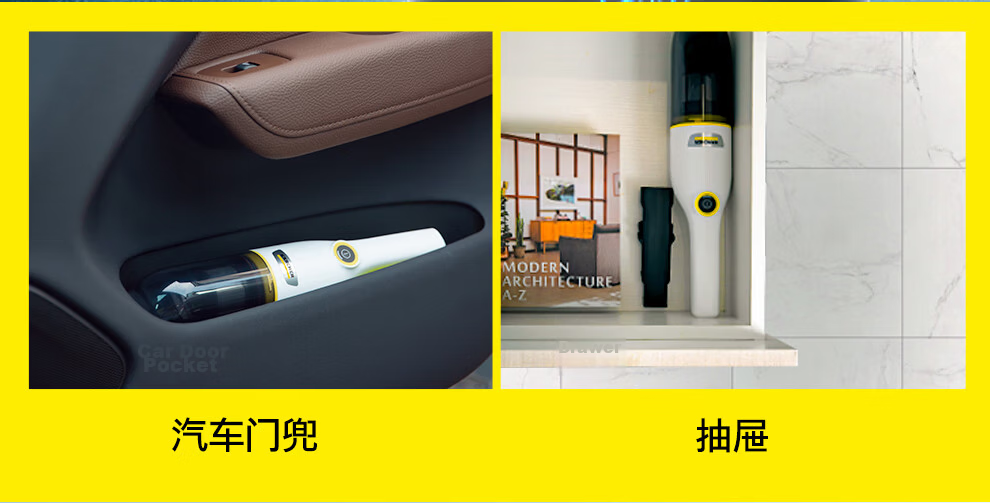 KARCHER German Cordless Handheld Vacuum Cleaner Small Home Powerful Car Portable CVH3 6