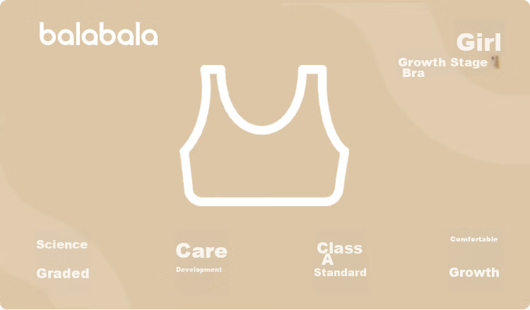 Balabala Girls Developmental Children's Tank Top Bra Anti-Peek and Anti-Exposure [My Melody IP] 209925195005 1
