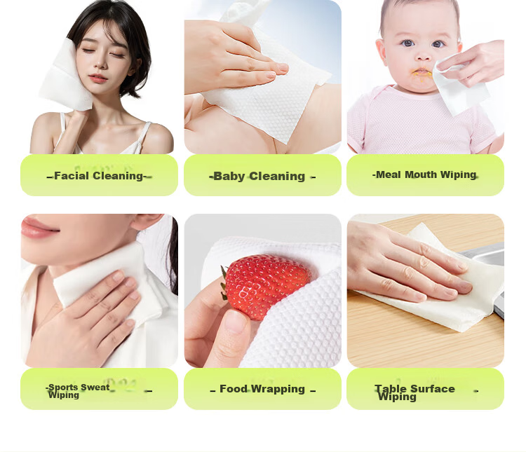 Unifree 100% Cotton Facial Wipes 60 Sheets 5 Packs Thickened Disposable Soft Cotton Towels Family Pack Makeup Remover Wipes 13