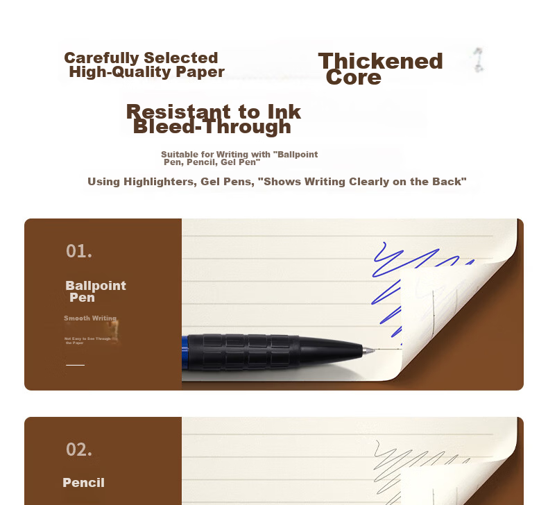 Deli Customizable Notebook Fashionable Leather Cover Business Soft Sheepskin Diary Thickened Meeting Notes A5/80 Sheets Green BP107 15