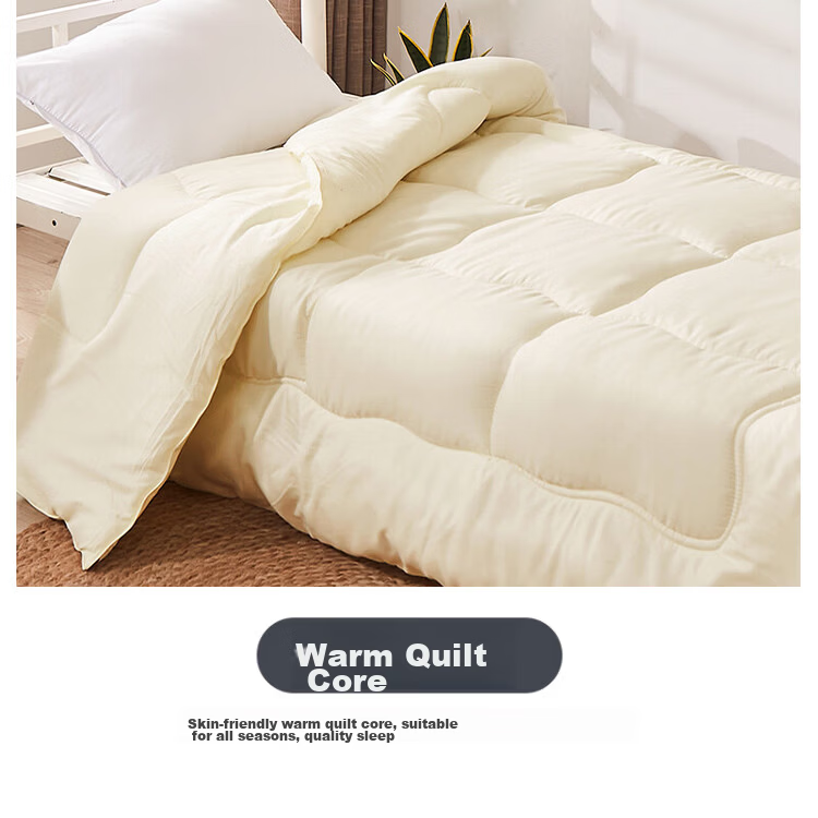 MUJI Cotton Three-Piece Set Long-Staple Cotton Single Student Dormitory Bed Sheet Quilt Cover Quilt Set 150*200cm 18