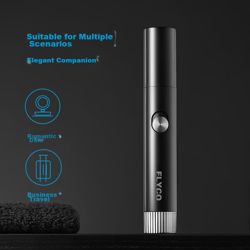 FLYCO Electric Nose Hair Trimmer FS5605 Nose Hair Cutter Nasal Cleaner Ear Hair Groomer Gift for Men and Women