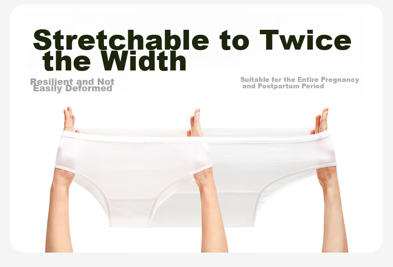 Deyou Disposable Women's Maternity Menstrual Daily Use Antibacterial L Size Underwear 28pcs 20
