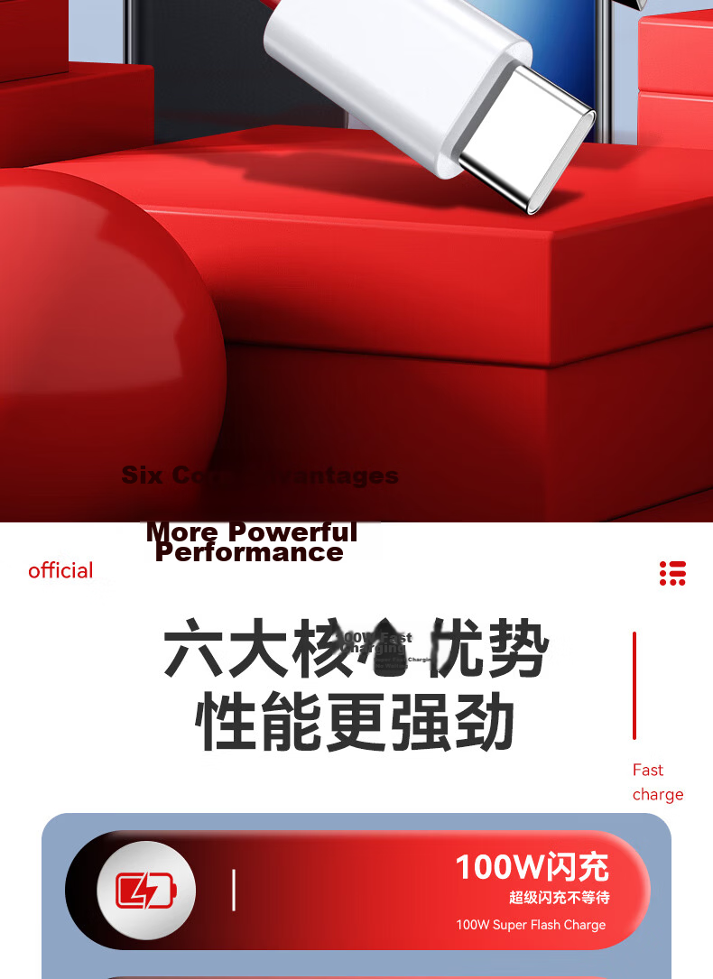Xuanyi Compatible with OPPO Data Cable, 80W Super Fast Charging Cable, for FindX8/x7/x6/Reno13/Pro/12/K12 Plus/12x/A3/iRealme/OnePlus, 1.5m 3