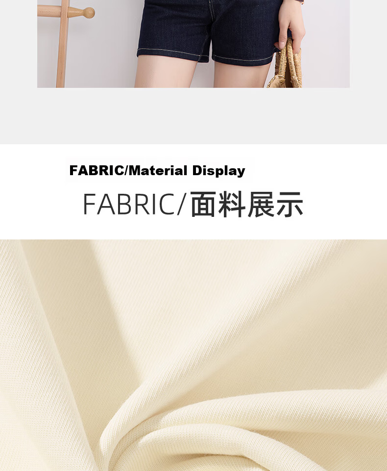 Urban Beauty Pure Cotton Short Sleeve Women's T-Shirt Summer 2026 New Plus Size Slimming Top Petite Color Block Casual Tee 5