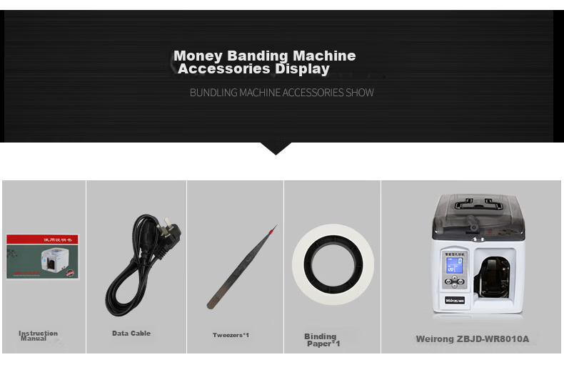 Weirong Intelligent Automatic Banknote Strapping Machine ZBJD-WR8010A 15