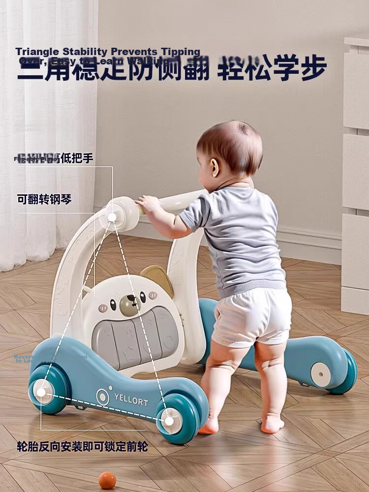 AoZhiJia Children's Toys, 1-3 Years Old Baby Walker, Push Cart, Game Table, First Birthday Gift Box, 1-Year Baby Birthday Present 4