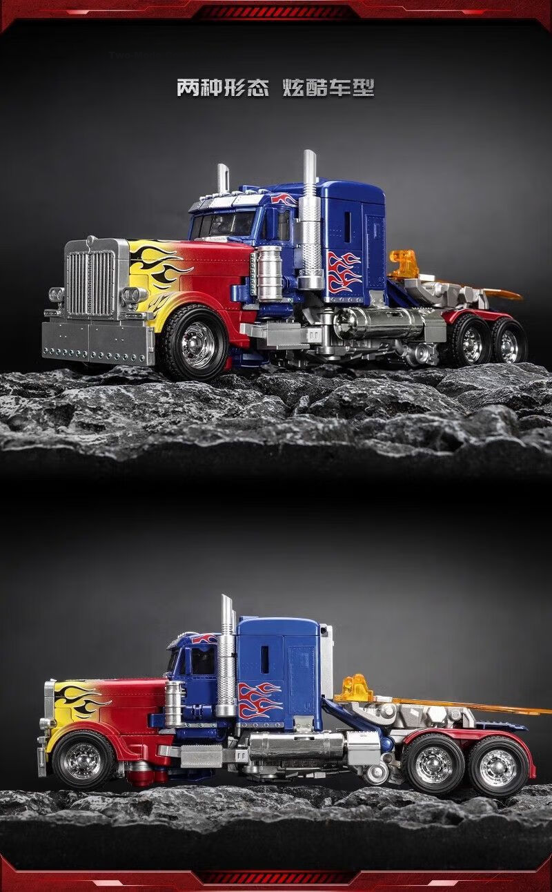 Kakaya Transforming 5-Inch Optimus Prime Toy Robot, Bumblebee Car Alloy Transformation, Boys' New Year Birthday Gift 5