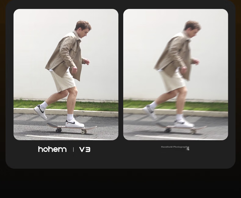 Hohem V3 Smartphone Gimbal Stabilizer, Handheld Gimbal Anti-Shake Bracket, AI Tracking Live Streaming Short Video Vlog Selfie Stick Gadget 29