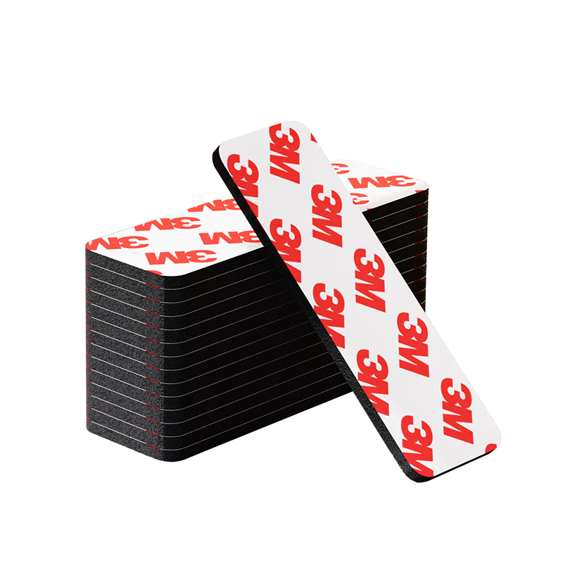 3M EVA Foam Double-Sided Tape Foam Adhesive Wall Mount Nail-Free Thickened Fixing Tape No Drilling 20x60mm (30 Pieces) - Black