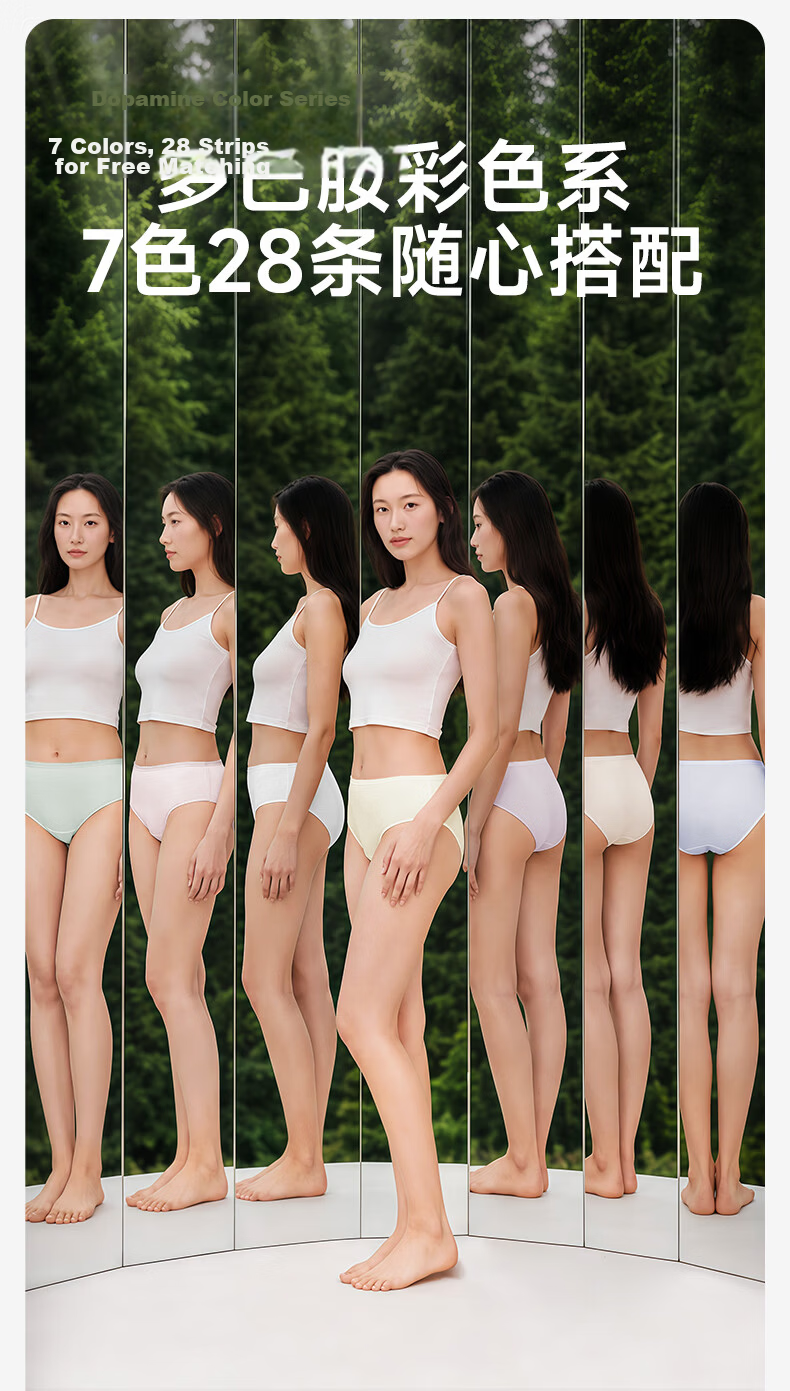 Deyou Disposable Women's Maternity Menstrual Daily Use Antibacterial L Size Underwear 28pcs 23
