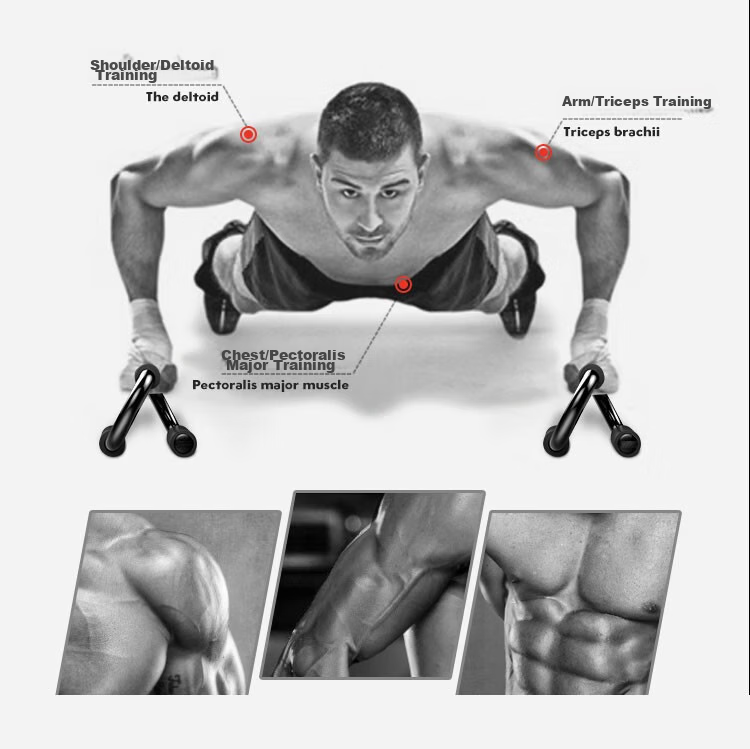 Duweike S-Shaped Push-Up Stand, Fitness Equipment for Home Use, Abdominal Muscle Shaping, Chest Muscle Training Device for Men And Wome 3