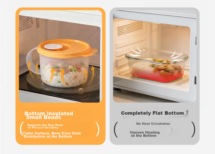 Tupperware 460ml Microwaveable Crystal Soup Bowl Portable Lunch Box for Students and Office Workers, Suitable for Picnic and Camping, Single Juice Orange 10
