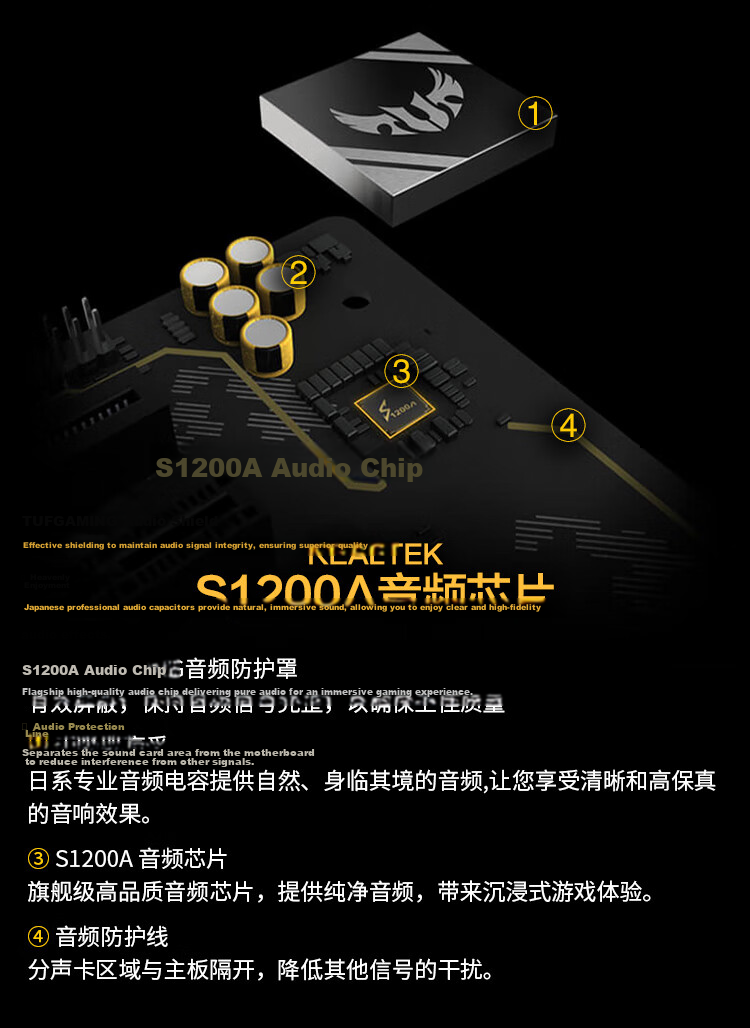 ASUS TUF GAMING B550M-PLUS Heavy Duty Motherboard Compatible with CPU 5700X/5600/5700G (AMD B550/socket AM4) 34