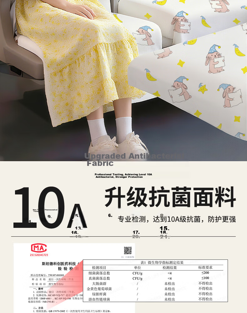 Junri Disposable Toilet Seat Covers Maternity Antibacterial Travel Hotel Portable Full Coverage Toilet Lid Covers 20 Pieces 5