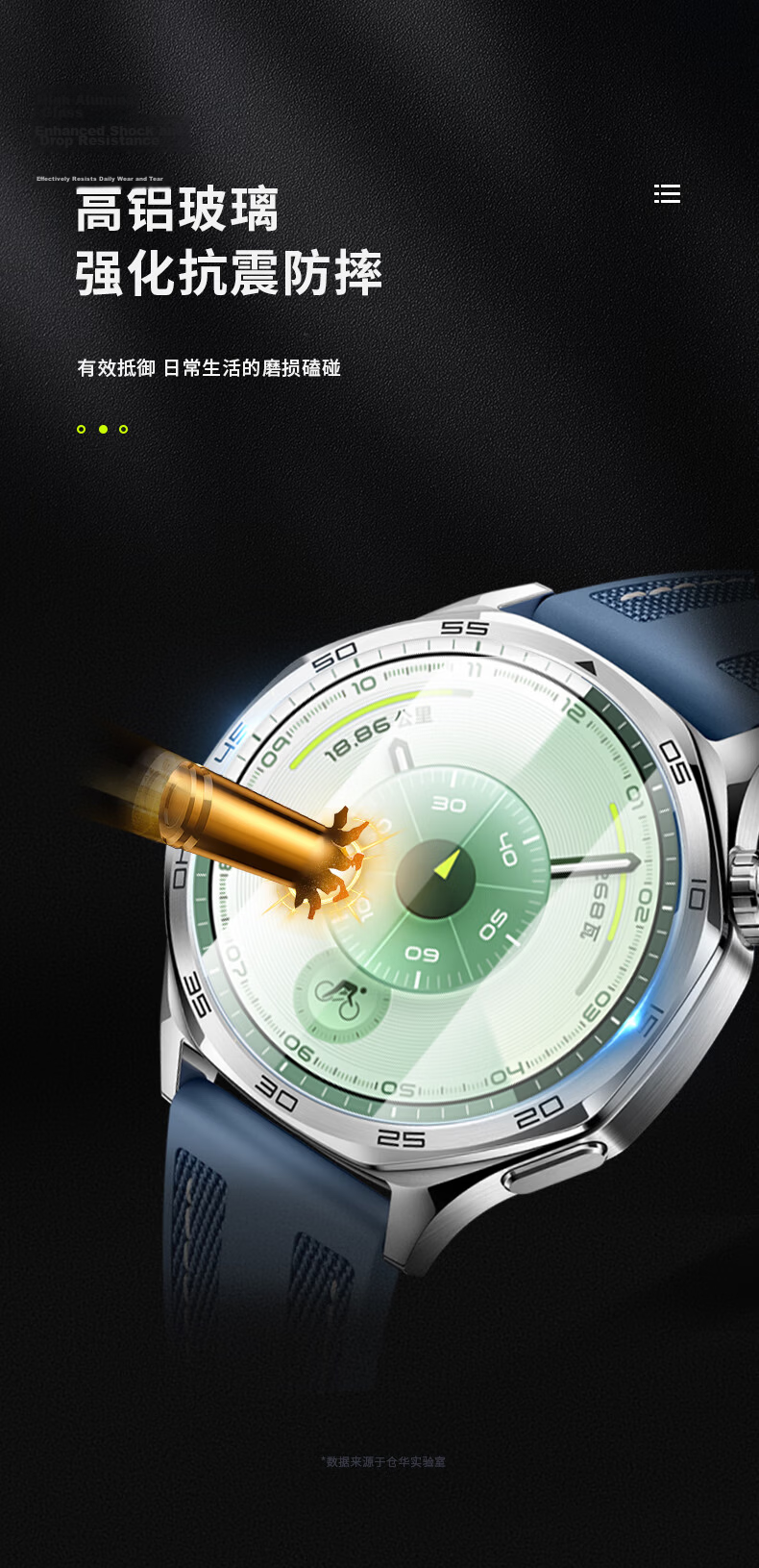 CangHua [2-Pack] Huawei Watch 5 Screen Protector Film Easy Apply Full Coverage Non-Tempered Anti-Drop Scratch-Resistant for 46mm Huawei Watch 5 7