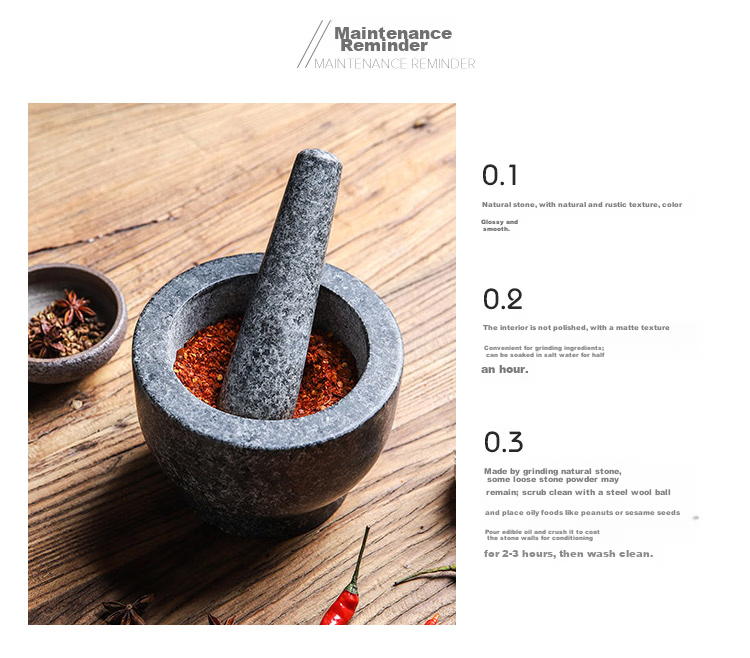 Universal Marble Garlic Crusher Mortar Pestle Garlic Masher Stone Mortar Household Grinder Ginger Crusher Spice Grinder 3