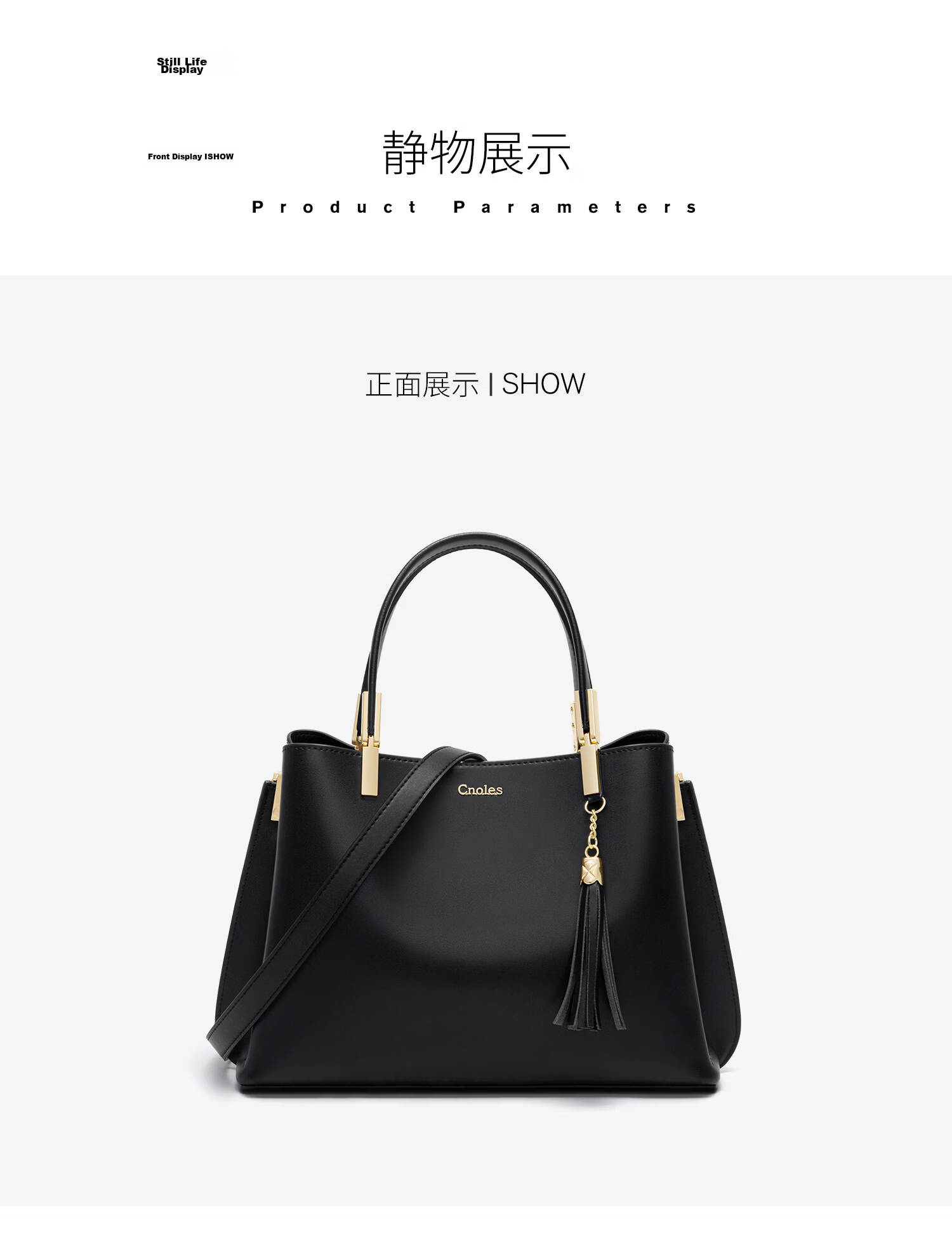Kouyi Women's Leather Handbag High-Grade Single Shoulder Bag Large Capacity Birthday Gift for Girlfriend Wife 20